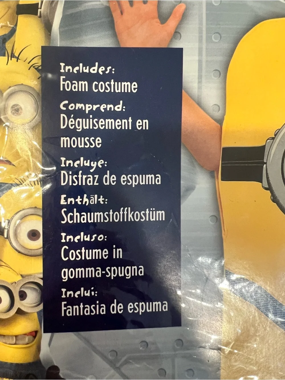 Rubie’s Despicable Me Minion Dave Child Costume SM (4-6) 3-4 Years Old
